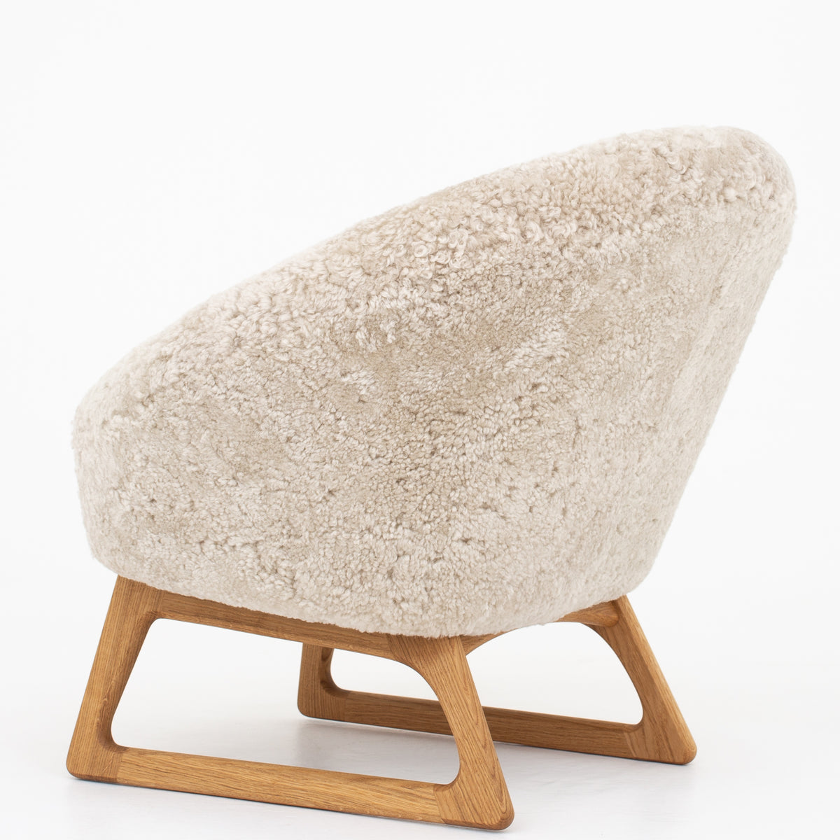 57A - Tub chair in lamb wool
