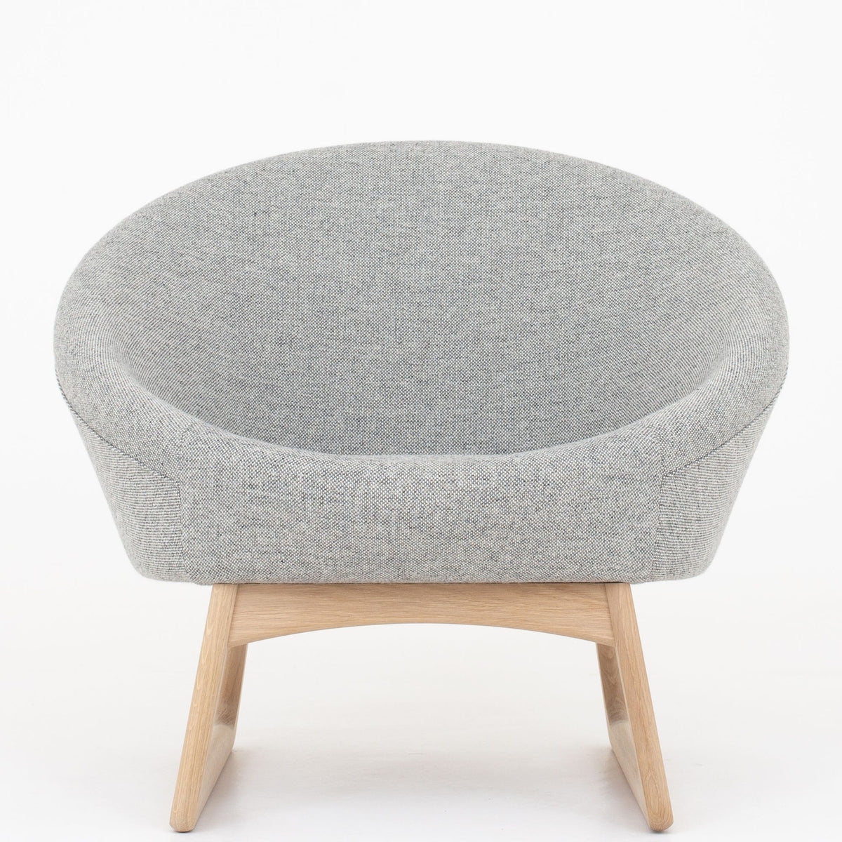 57A - Tub chair in grey wool