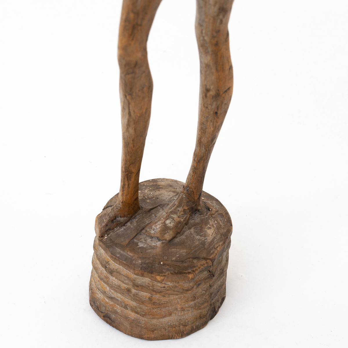 Female figure in wood