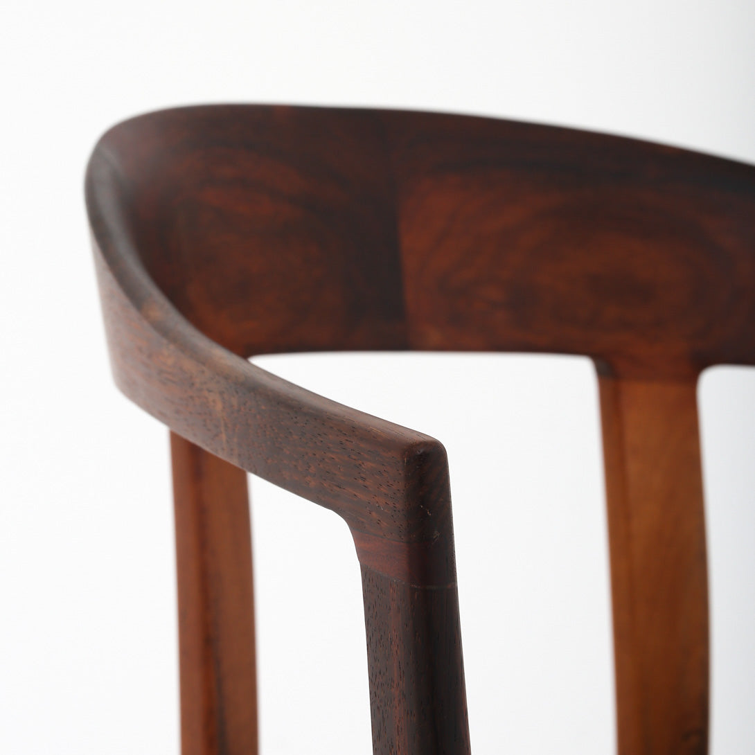 Armchair in rosewood