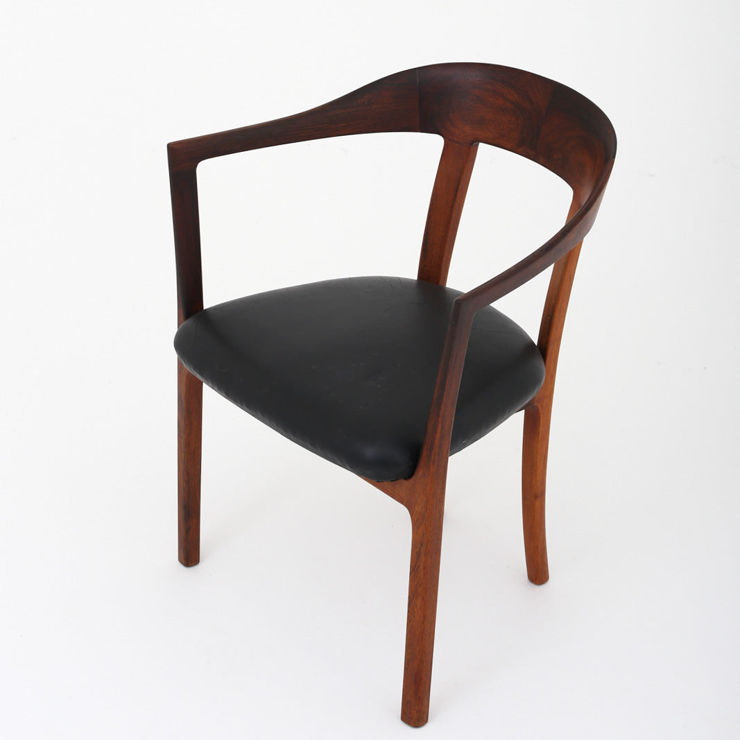 Armchair in rosewood