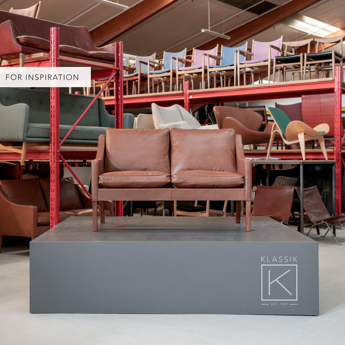 BM 2208 - 2-seater sofa in Prestige leather