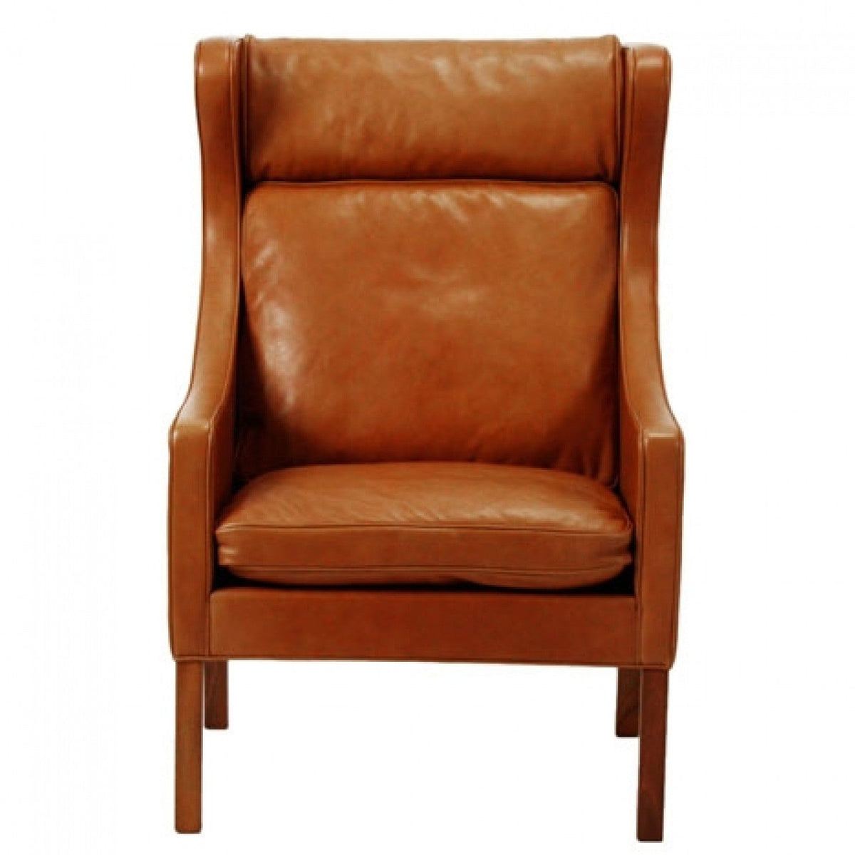 BM 2204 - 'Wing back chair' in Envy Cognac