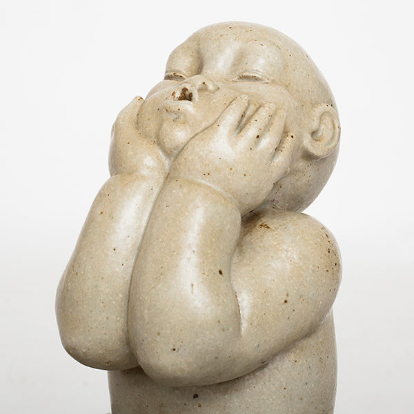 Unique fountain in stoneware