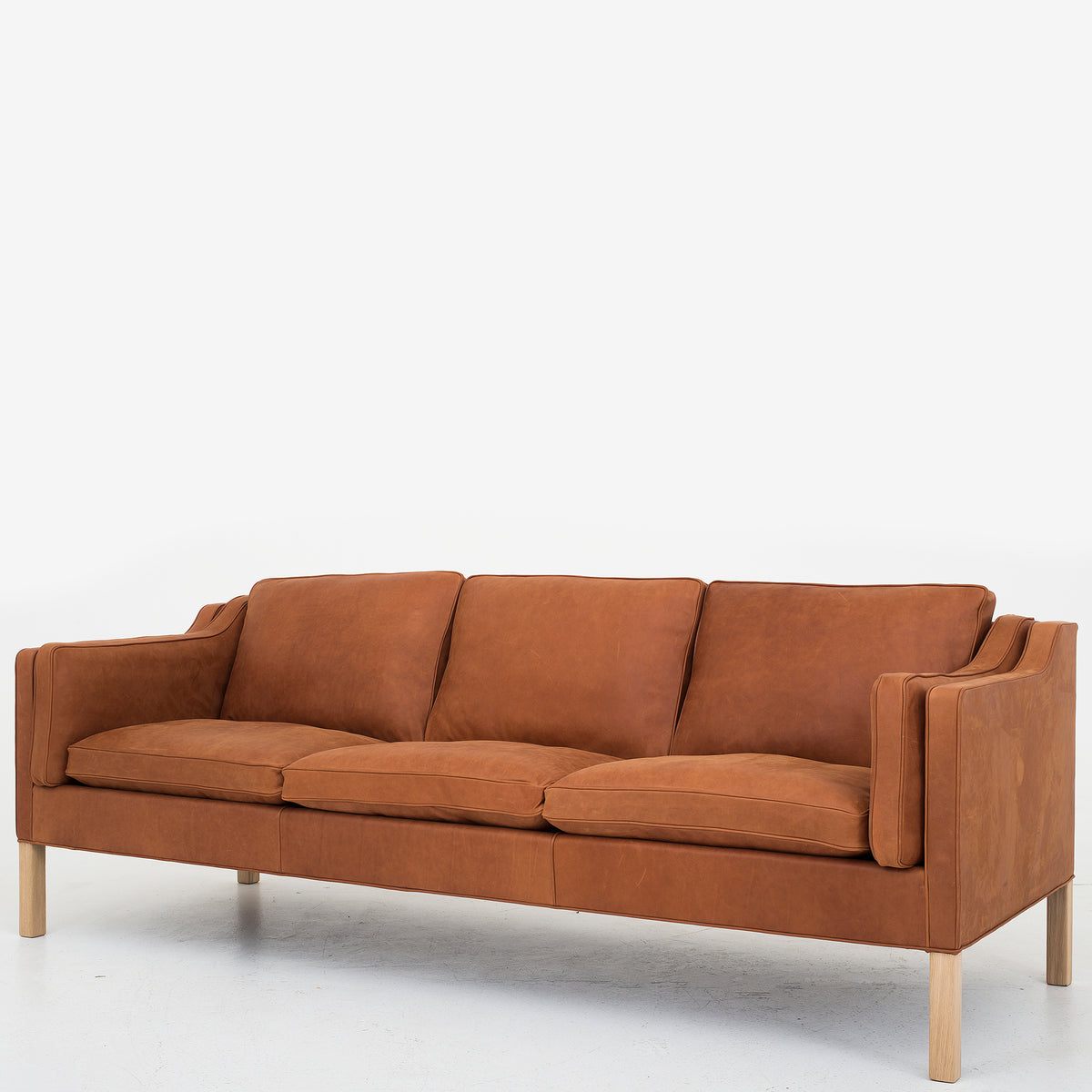 BM 2213 - 3 pers. sofa i Dunes-læder