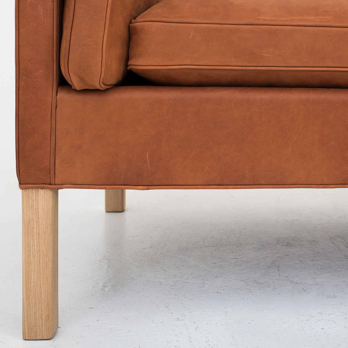 BM 2213 - 3 pers. sofa i Dunes-læder
