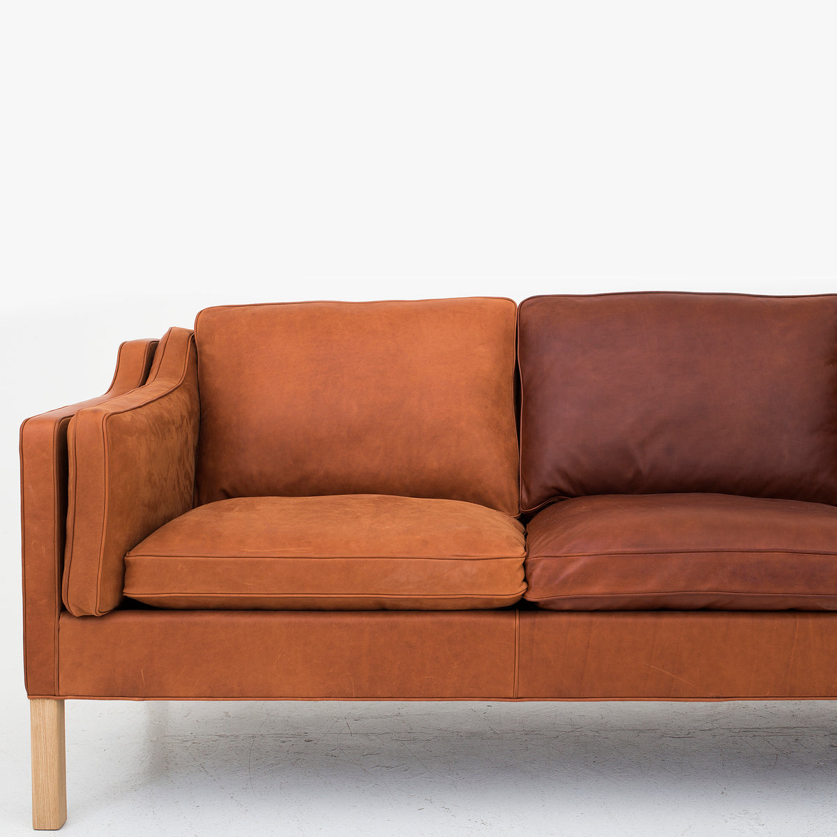 BM 2213 - 3 pers. sofa i Dunes-læder
