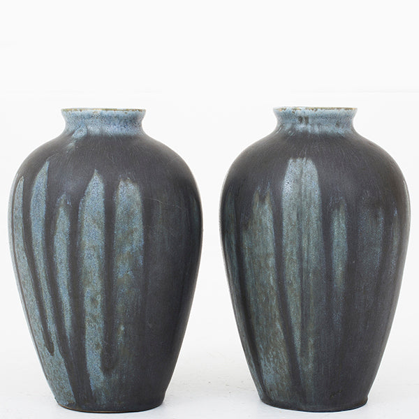Pair of vases in stoneware