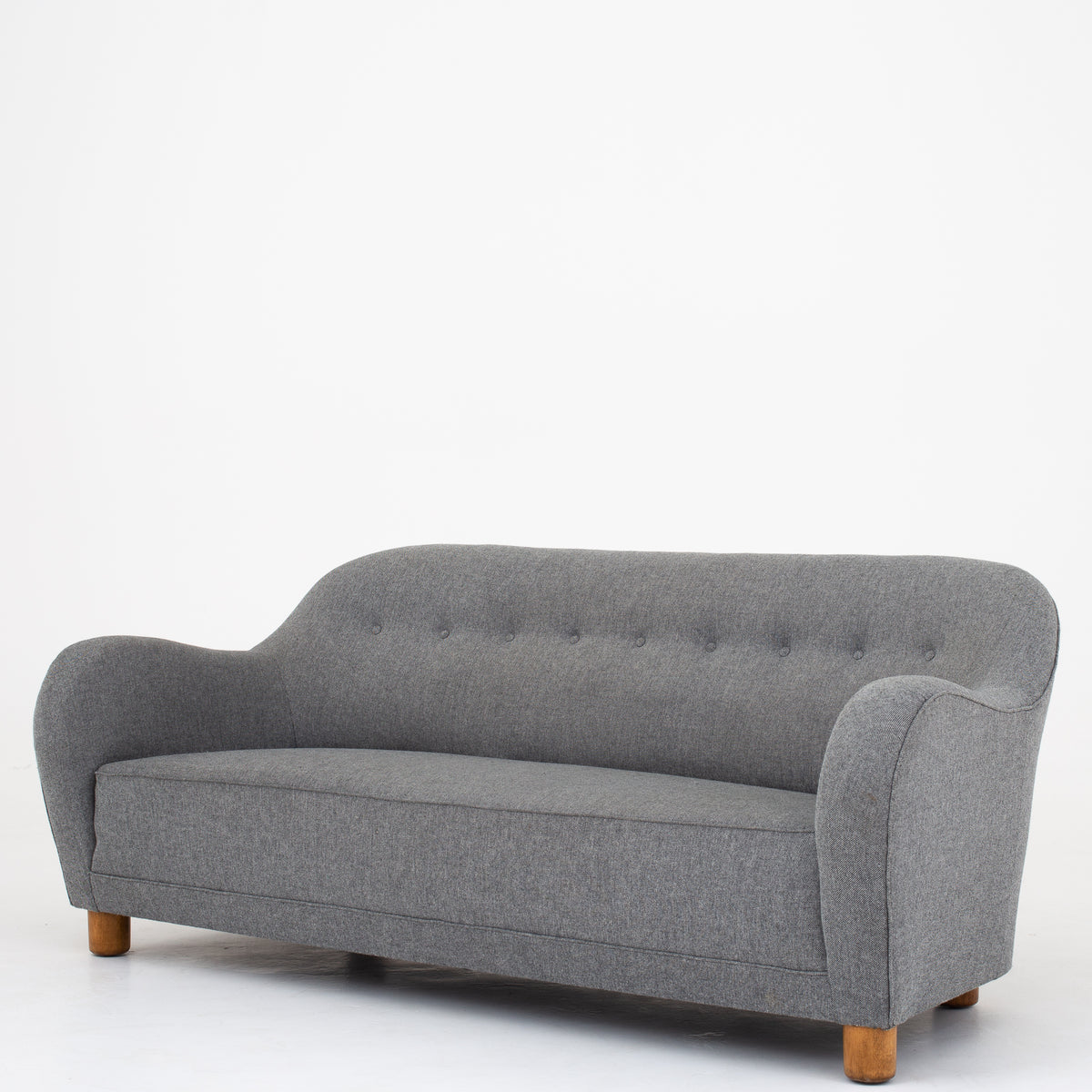 Large sofa in wool