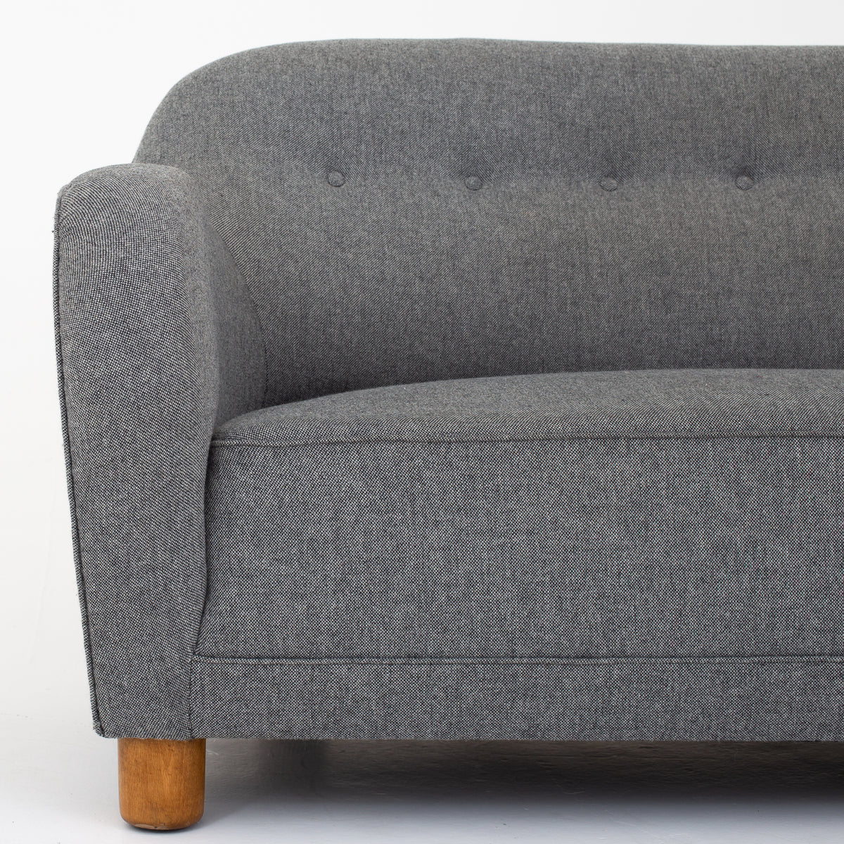 Large sofa in wool