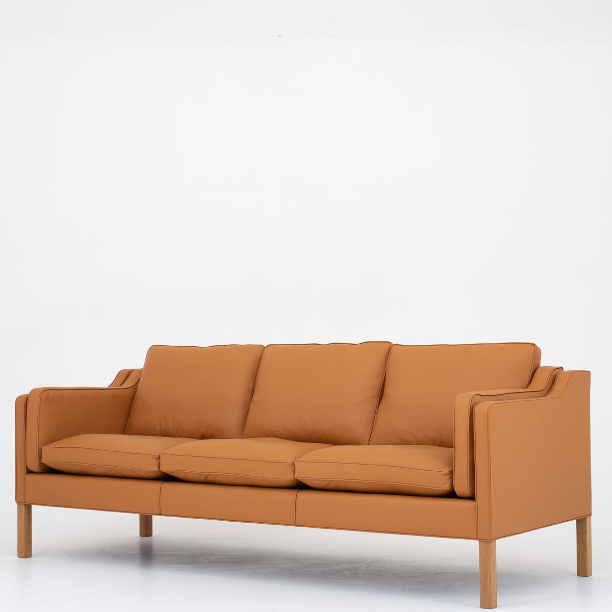 BM 2213 - 3 pers. sofa i Savanne-læder