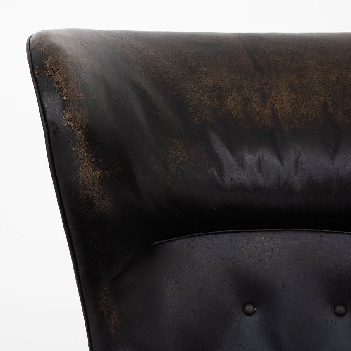 Wingback Chair in original leather