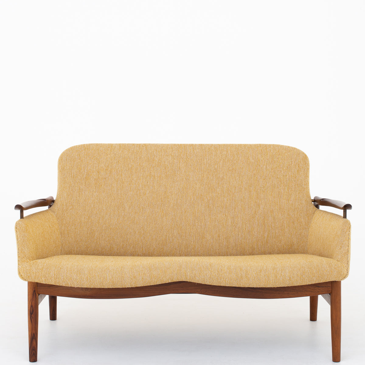 NV 53/2 - To-personers sofa i palisander