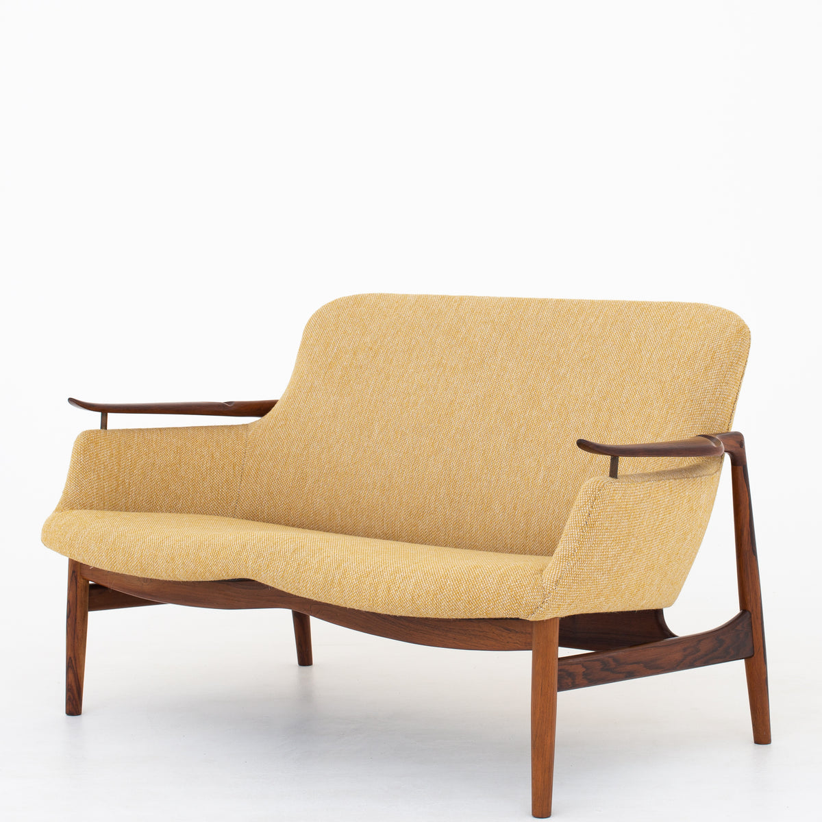 NV 53/2 - To-personers sofa i palisander