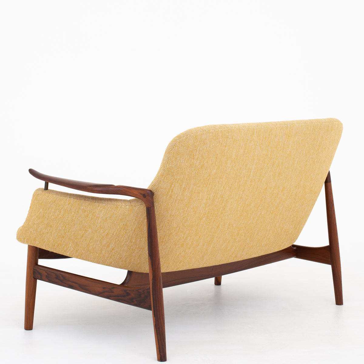 NV 53/2 - To-personers sofa i palisander