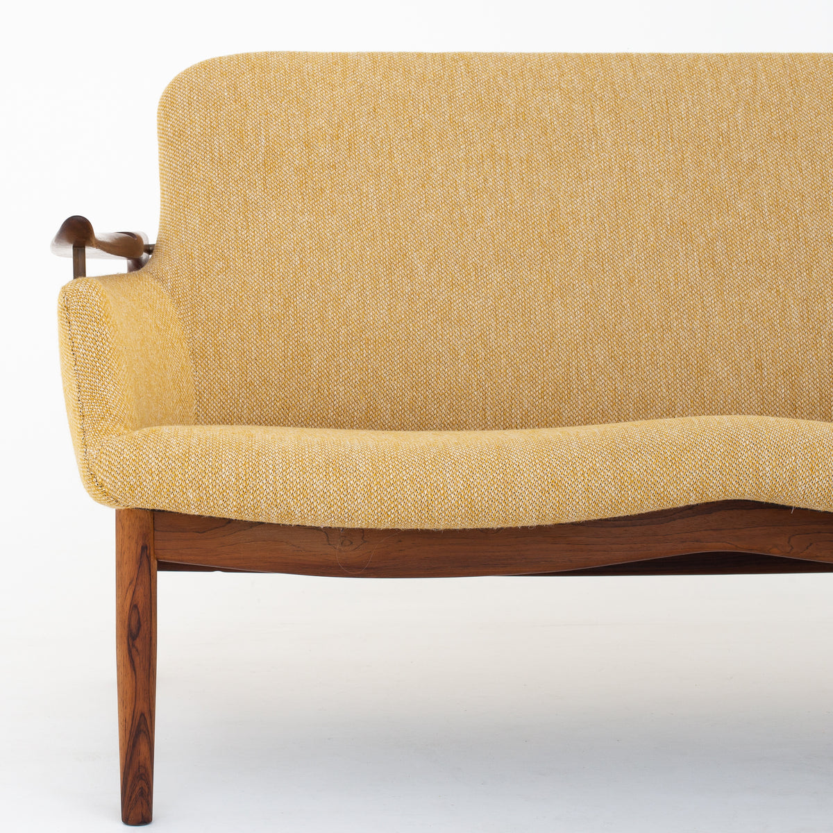 NV 53/2 - To-personers sofa i palisander