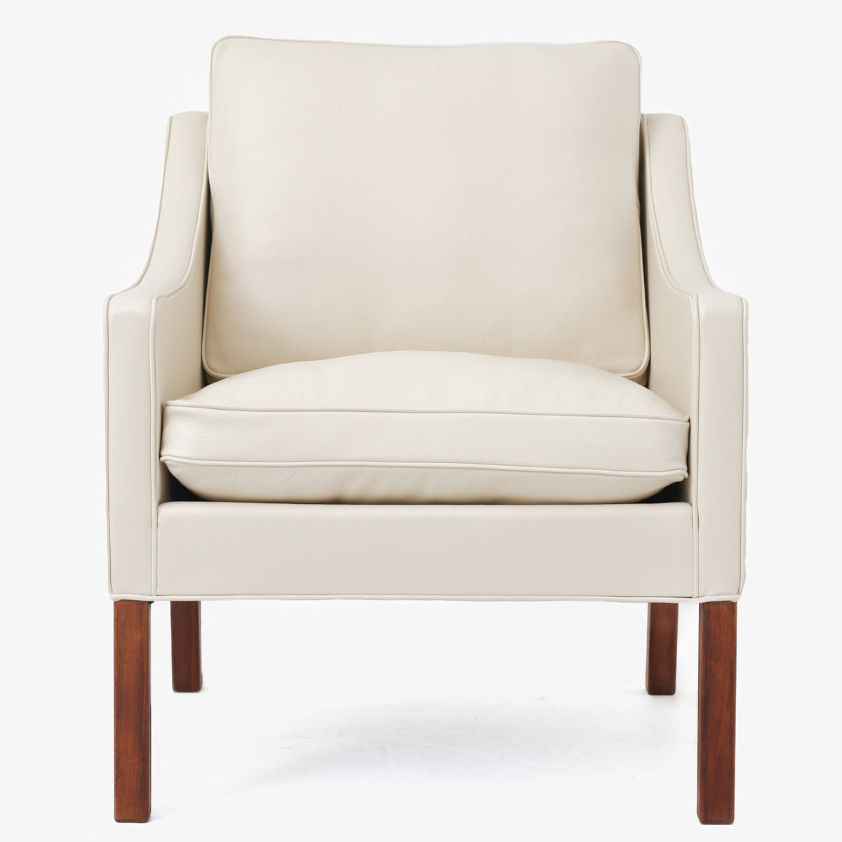 BM 2207 - Easy chair in cream leather