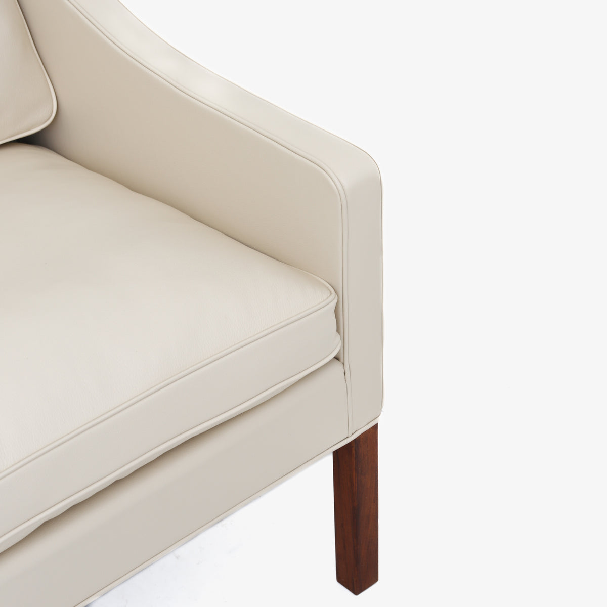 BM 2207 - Easy chair in cream leather