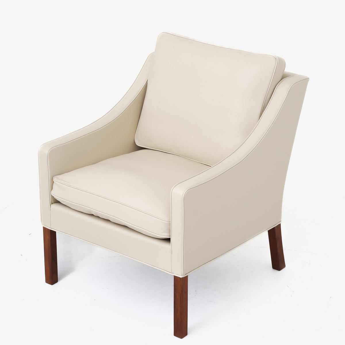 BM 2207 - Easy chair in cream leather
