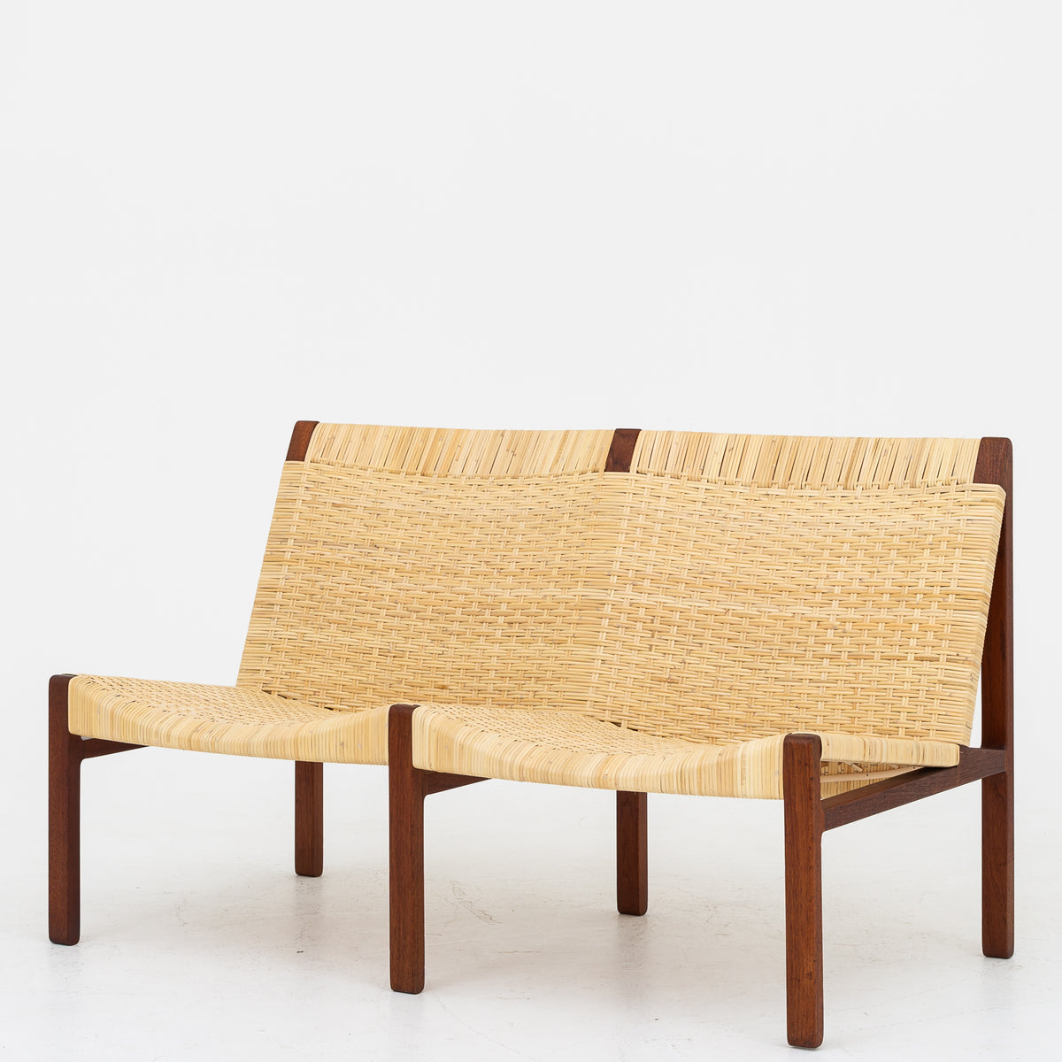 2 pers. bænk i teak