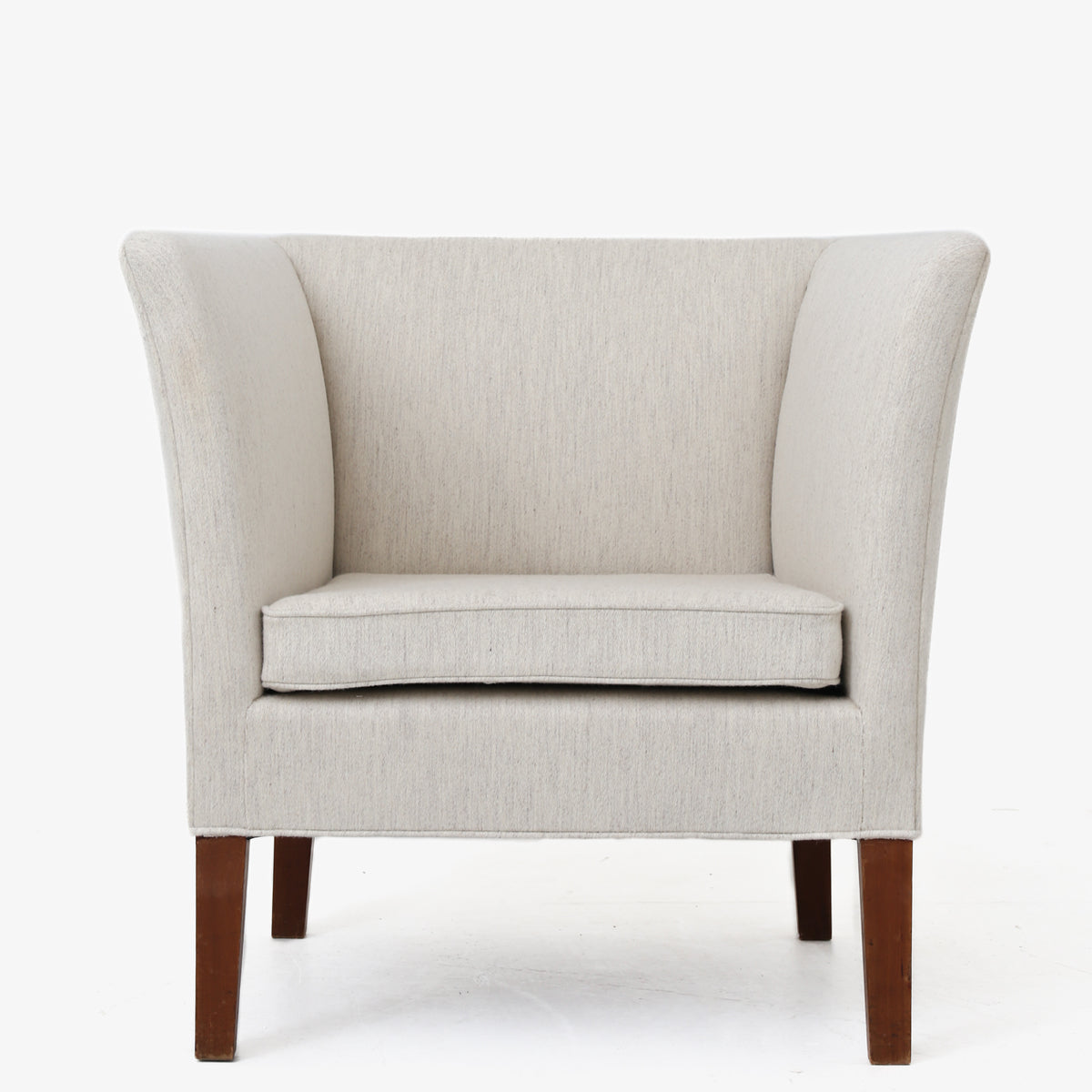 A rare pair of easy chairs