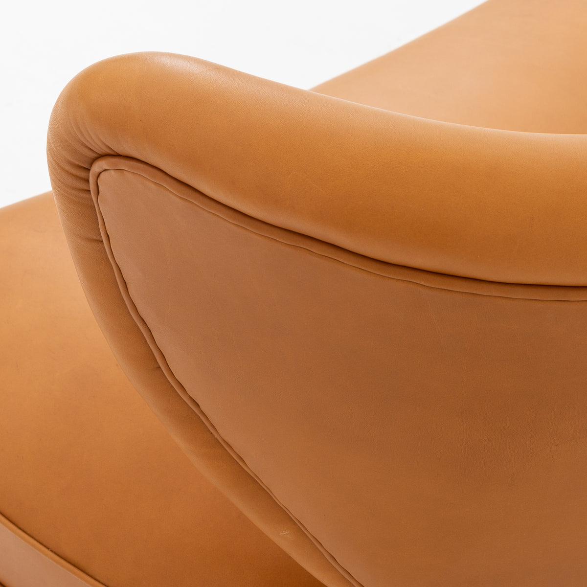 Sofa i cognac-læder
