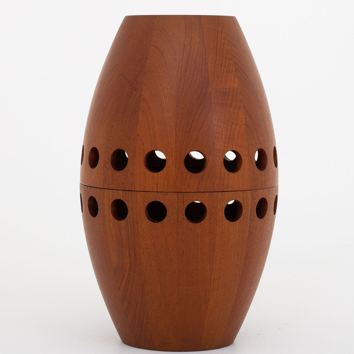 Fruit bowl in solid teak