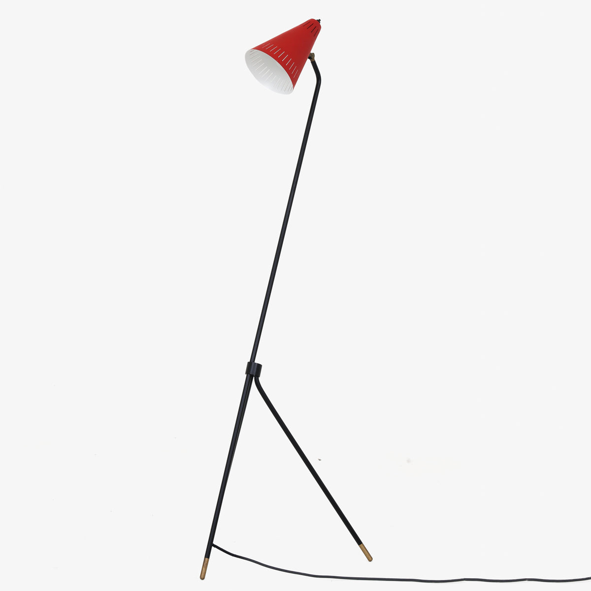 Floor lamp in metal