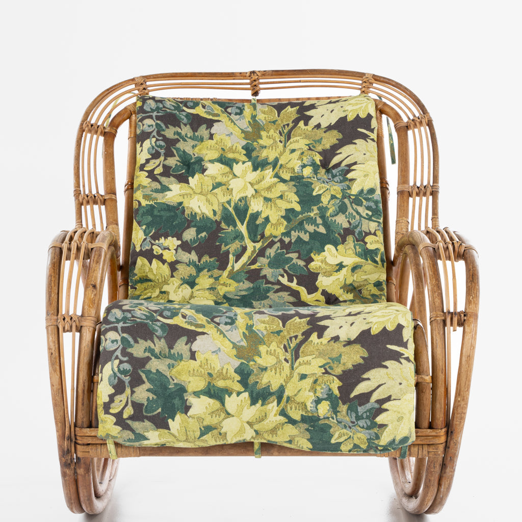 Rocking chair in bamboo